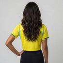Cropped Selección Brasileña I 2026 - Mujer - TOQUE ME VOY | Espanha S / Sin personalización / Sin Parche Otimizado