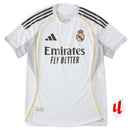 Camiseta del Real Madrid I 2025/2026 - Versión del jugador - TOQUE ME VOY | Espanha S / Sin personalización / La Liga Otimizado