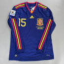 Camiseta Retrô España I 2010 – Manga Larga - TOQUE ME VOY | Espanha S / Sin personalización / Sin Parche Otimizado