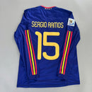 Camiseta Retrô España I 2010 – Manga Larga - TOQUE ME VOY | Espanha S / Sin personalización / Sin Parche Otimizado