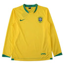 Camiseta del Retrô Seleção Brasileira I 2006 - Manga Larga - TOQUE ME VOY | Espanha S / Sin personalización Otimizado