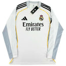 Camiseta Real Madrid I 2025/26 - Manga larga - TOQUE ME VOY | Espanha S / Sin personalización / Sin parche Otimizado