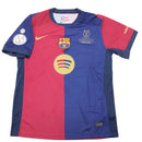 Camiseta del Barcelona I 2024/2025 - Versão Final Copa do Rei - TOQUE ME VOY | Espanha S / Sin personalización Otimizado