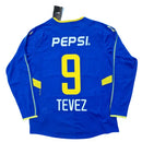 Camiseta del Retrô Boca Juniors 2003/04 - Manga larga - TOQUE ME VOY | Espanha S / Sin personalización Otimizado