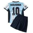 Conjunto Infantil Retrô Argentina I 2001 - Maradona 10 - TOQUE ME VOY | Espanha 16 (3 a 4 años) / Sin personalización Otimizado