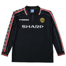 Camiseta del Retrô Manchester United II 1998 - Manga larga - TOQUE ME VOY | Espanha S / Sin personalización Otimizado