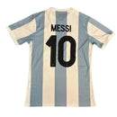 Camiseta del Especial 50 anos Argentina+Adidas - Messi 10 - TOQUE ME VOY | Espanha S / Fan Otimizado
