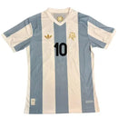 Camiseta del Especial 50 anos Argentina+Adidas - Messi 10 - TOQUE ME VOY | Espanha S / Fan Otimizado