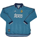 Camiseta Retro Real Madrid III 1999/01 – Manga Larga - TOQUE ME VOY | Espanha S / Sin personalización Otimizado