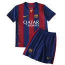 Conjunto Infantil Retrô Barcelona I 2014/15 - TOQUE ME VOY | Espanha 16 (3 a 4 años) / Sin personalización Otimizado
