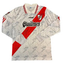 Camiseta del Retrô River Plate I 1996/97 - Manga larga - TOQUE ME VOY | Espanha S / Sin personalización Otimizado