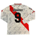 Camiseta del Retrô River Plate I 1996/97 - Manga larga - TOQUE ME VOY | Espanha S / Sin personalización Otimizado