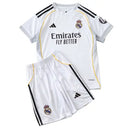 Conjunto Infantil Real Madrid I 2025/26 - TOQUE ME VOY | Espanha 16 (3 a 4 años) / Sin personalización Otimizado