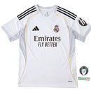 Camiseta Real Madrid I 2025/26 - TOQUE ME VOY | Espanha S / Sin personalización / Champions League Otimizado