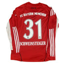 Camiseta del Retrô Bayern de Munique I 2010/11 - Manga larga - TOQUE ME VOY | Espanha S / Sin personalización Otimizado