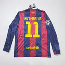 Camiseta Retro FC Barcelona I 2015 Manga Larga - TOQUE ME VOY | Espanha S / Sin personalización / Sin Parche Otimizado