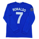 Camiseta del Retrô Manchester United II 2008 - Manga larga - TOQUE ME VOY | Espanha S / Sin personalización / Sin parche Otimizado