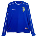 Camiseta Retrô Seleção Brasileira II 1998- Manga larga - TOQUE ME VOY | Espanha S / Sin personalización Otimizado