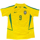 Camiseta del Retrô Seleção Brasileira I 2002 - TOQUE ME VOY | Espanha S / Sin personalización Otimizado