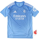Camiseta del Portero Real Madrid 2025/26 - Azul - TOQUE ME VOY | Espanha S / Sin personalización / La Liga Otimizado