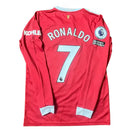 Camiseta del Retrô Manchester United I 2021/22 - Manga larga - TOQUE ME VOY | Espanha S / Sin personalización Otimizado