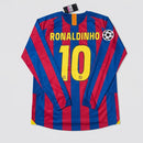 Camiseta Retrô Barcelona I 2006 Manga Larga