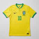 Camiseta Selección Brasileña I 2022 - TOQUE ME VOY | Espanha S / Con personalización Otimizado