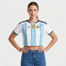 Cropped Argentina I 2026 - TOQUE ME VOY | Espanha S / Sin personalización / Sin Parche Otimizado