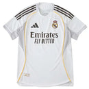 Camiseta del Real Madrid I 2025/2026 - Versión del jugador - TOQUE ME VOY | Espanha S / Sin personalización / Sin parche Otimizado