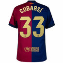 Camiseta del Barcelona I 2024/25 - Cubarsí 33 - TOQUE ME VOY | Espanha S / Sin parche Otimizado