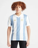 Camiseta del Juvenil Especial Argentina+Adidas 2024/25 - 50 anos - TOQUE ME VOY | Espanha 20 (5 a 6 años) / Sin personalización / Sin parche Otimizado