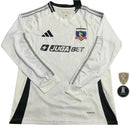 Camiseta del Colo Colo I 2025/26 - Manga larga - TOQUE ME VOY | Espanha S / Sin personalización / Libertadores Otimizado