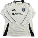 Camiseta del Colo Colo I 2025/26 - Manga larga - TOQUE ME VOY | Espanha S / Sin personalización / Sin parche Otimizado
