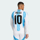 Camiseta del Jugador Argentina I 2024/2025 - Manga larga - TOQUE ME VOY | Espanha S / Sin personalización / Sin parche Otimizado