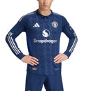 Camiseta del Jugador Manchester United II 2024/2025 - Manga larga - TOQUE ME VOY | Espanha S / Sin personalización / Sin parche Otimizado