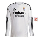Camiseta del Real Madrid I 2024/2025 - Manga larga - TOQUE ME VOY | Espanha S / Sin personalización / La Liga Otimizado