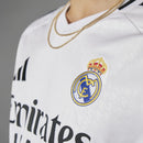 Camiseta del Real Madrid I 2024/2025 - Manga larga - TOQUE ME VOY | Espanha S / Sin personalización / Sin parche Otimizado