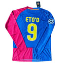 Camiseta del Retrô Barcelona I 2009 - Manga larga (Versão Final UCL 2009) - TOQUE ME VOY | Espanha S / Sin personalización / Sin parche Otimizado