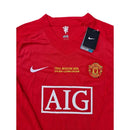 Camiseta del Retrô Manchester United I 2008 - Manga larga (Versão Final UCL 2008) - TOQUE ME VOY | Espanha S / Sin personalización / Sin parche Otimizado