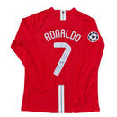 Camiseta del Retrô Manchester United I 2008 - Manga larga (Versão Final UCL 2008) - TOQUE ME VOY | Espanha S / Sin personalización / Sin parche Otimizado