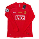 Camiseta del Retrô Manchester United I 2008 - Manga larga (Versão Final UCL 2008) - TOQUE ME VOY | Espanha S / Sin personalización / Sin parche Otimizado