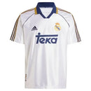 Camiseta del Retrô Real Madrid I 1999/00 - TOQUE ME VOY | Espanha S / Sin personalización Otimizado