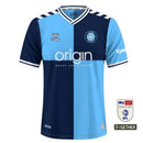 Camiseta del Wycombe Wanderers I 2024/25 - TOQUE ME VOY | Espanha S / Sin personalización / League One Otimizado