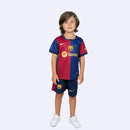 Conjunto Infantil Barcelona I 2024/25 - TOQUE ME VOY | Espanha 16 (3 a 4 años) / Sin personalización Otimizado