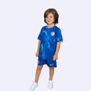 Conjunto Infantil Chelsea I 2024/25 - TOQUE ME VOY | Espanha 16 (3 a 4 años) / Sin personalización Otimizado