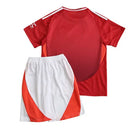 Conjunto Infantil Manchester United I 2024/25 - TOQUE ME VOY | Espanha 16 (3 a 4 años) / Sin personalización Otimizado