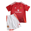 Conjunto Infantil Manchester United I 2024/25 - TOQUE ME VOY | Espanha 16 (3 a 4 años) / Sin personalización Otimizado