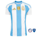 Camiseta del Argentina I 2024/2025 - TOQUE ME VOY | Espanha S / Sin personalización / Copa América Otimizado