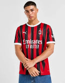 Camiseta del Milan I 2024/2025 - TOQUE ME VOY | Espanha S / Sin personalización / Sin parche Otimizado