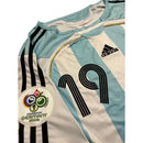 Camiseta del Retrô Argentina I 2006 - TOQUE ME VOY | Espanha S / Sin personalización / Sin parche Otimizado